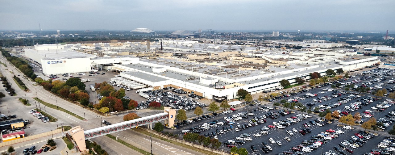 GM Arlington Assembly Plant (TX) areal view