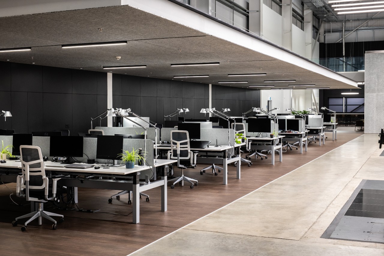 Interior view of the new UK Design Center