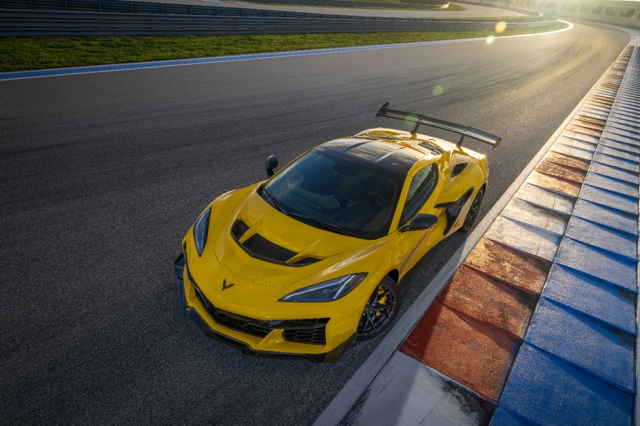 The 2025 Corvette ZR1, the quickest-accelerating Corvette ever.