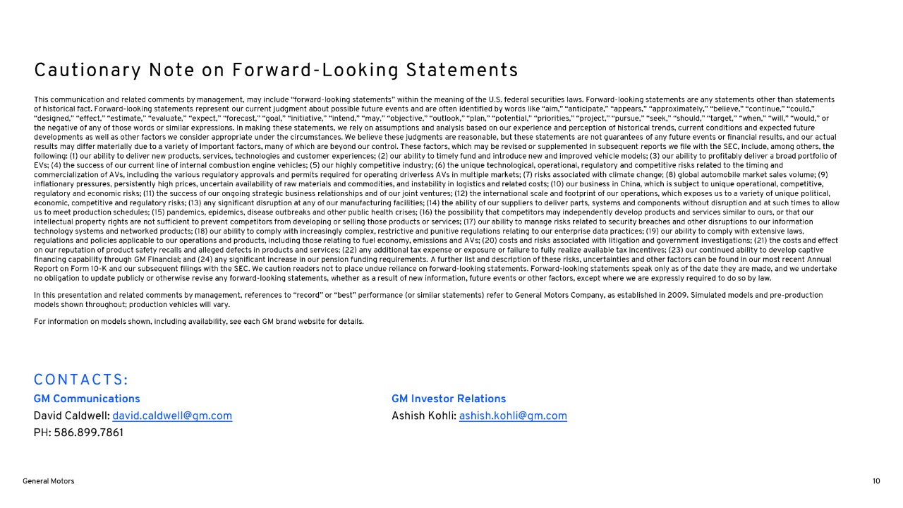 GM posts strong Q2 and first half sales on industry leading growth