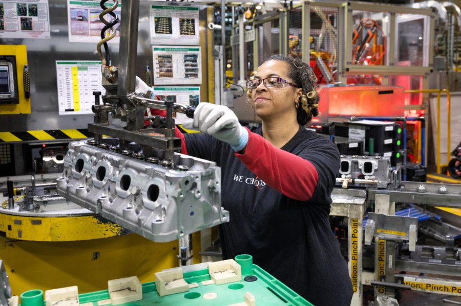 Exterior of a manufacturing plant.