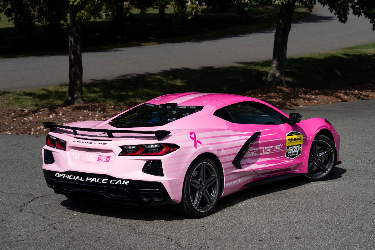 Pink Corvette Stingray pace car to highlight ‘Making Strides Against Breast Cancer’ campaign