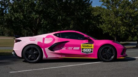 Pink Corvette Stingray Pace Car