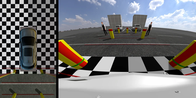 Surround vision imaging simulation pipelines