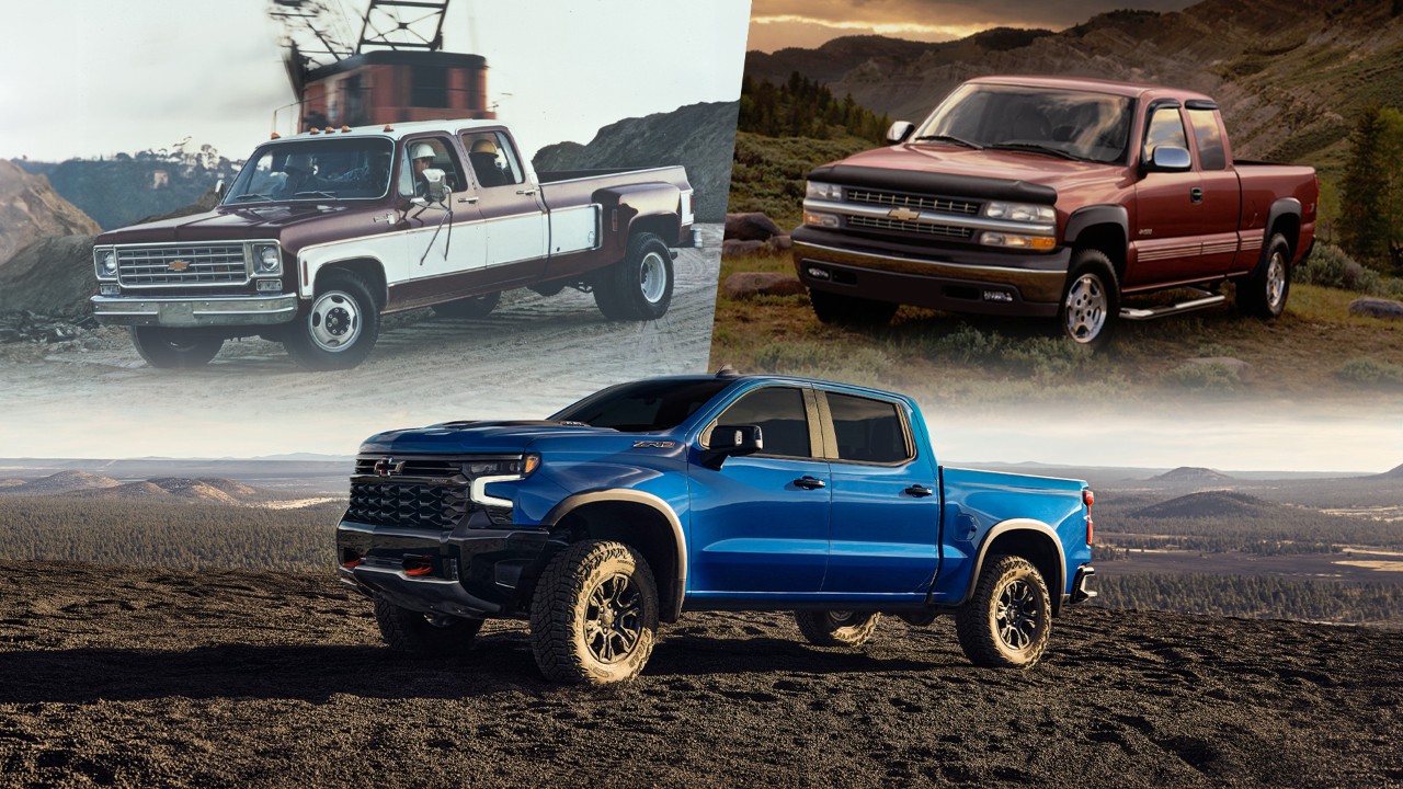 For half a century, the Silverado name has meant tough, hard-working, stylish Chevy pickup trucks.