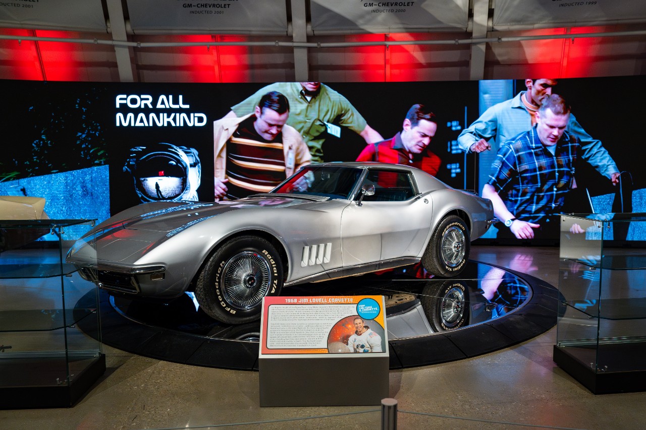 The 1968 Silverstone Silver Corvette once owned by the astronaut Jim Lovell, who flew on Apollo 8 and Apollo 13.