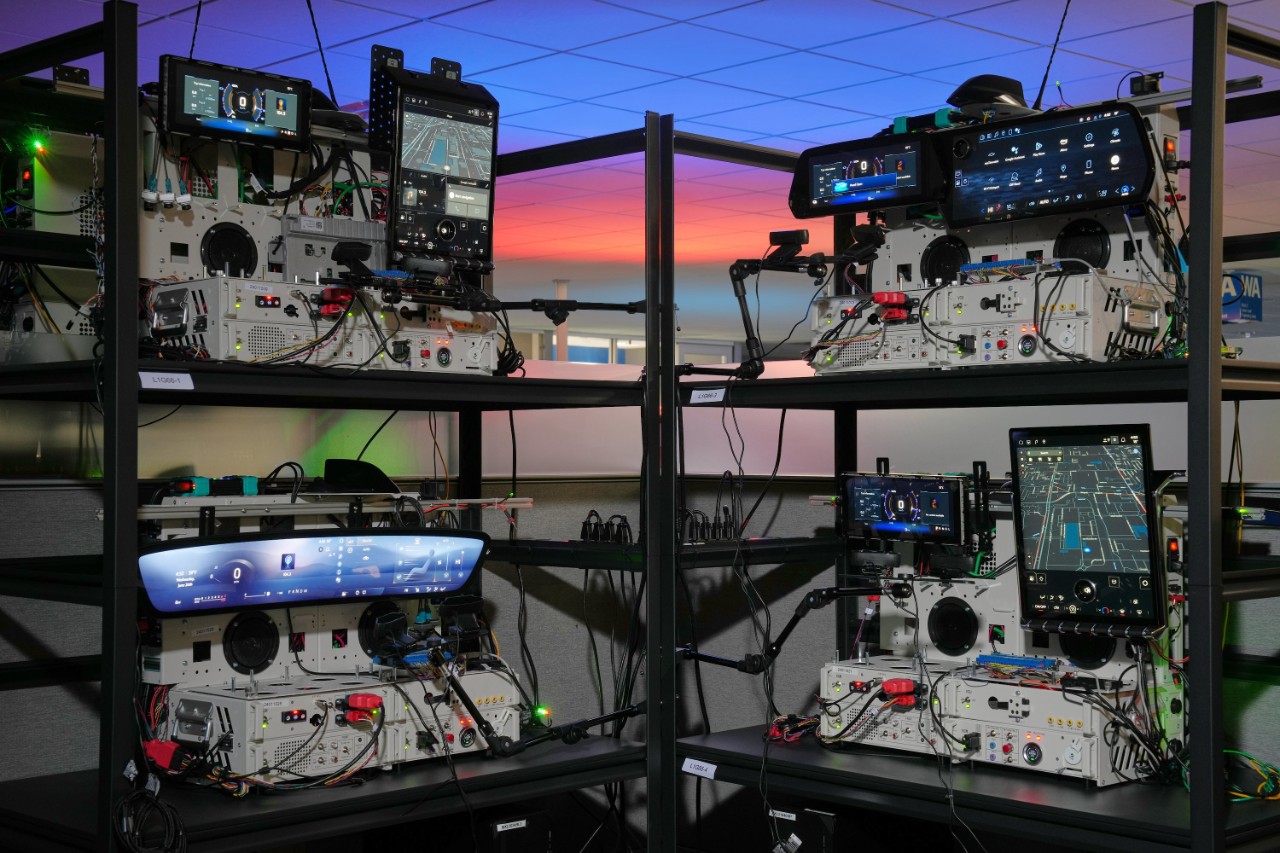 At GM’s software quality labs, the software that powers dashboard