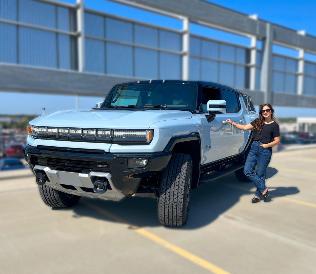 Jenn McKeough tests drives the GMC HUMMER EV