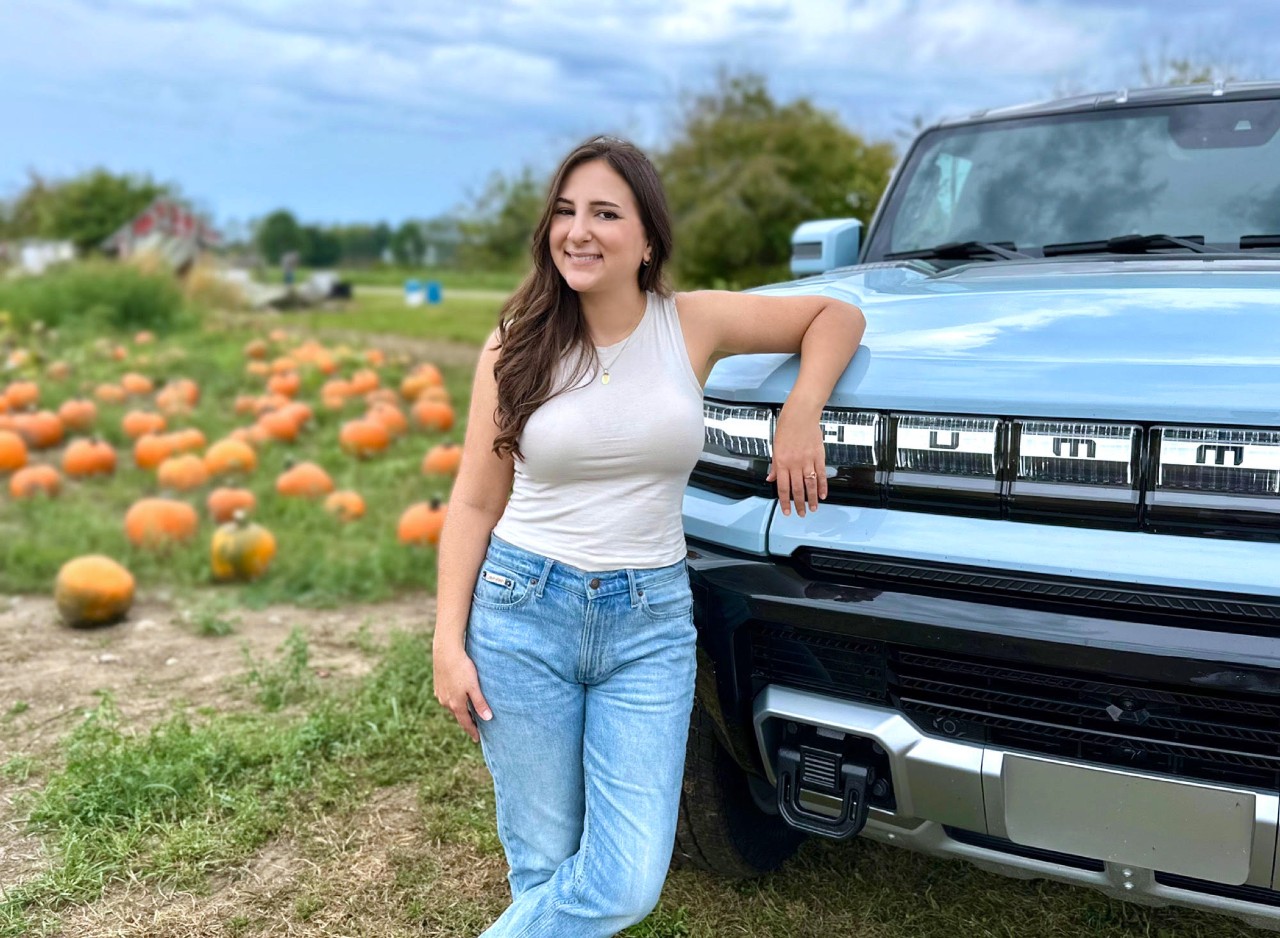 Jenn McKeough tests drives the GMC HUMMER EV