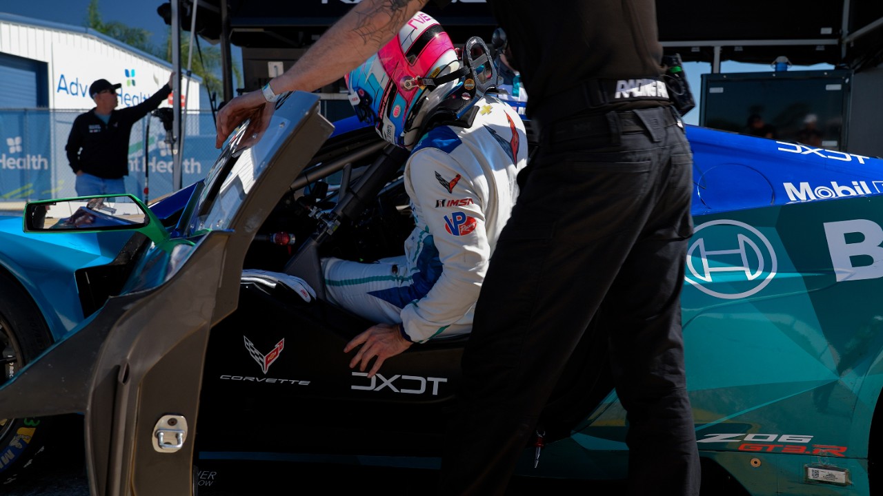 At the Long Beach race, Wickens will share driving duties with teammate Tommy Milner.