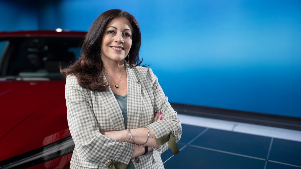 GM's Jaclyn McQuaid with a 2026 Buick Enclave ST (Photo: Jenn McKeogh)
