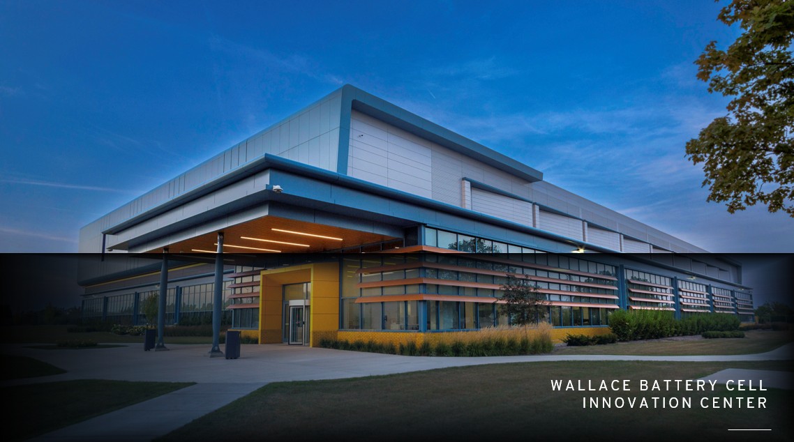 The Wallace Battery Innovation Center, in Warren, Michigan.