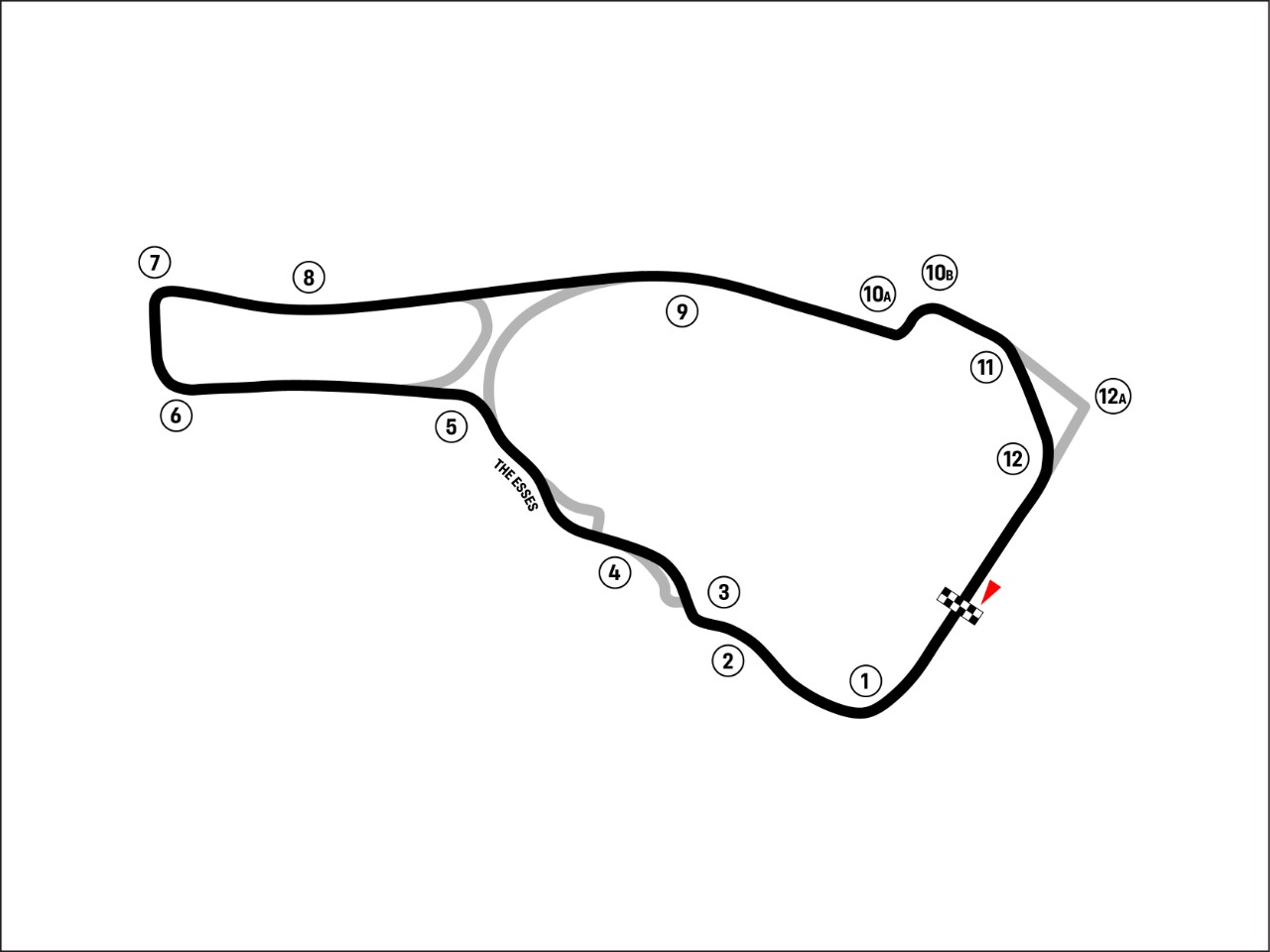 Road Atlanta: 2.54 miles, 12 turns.