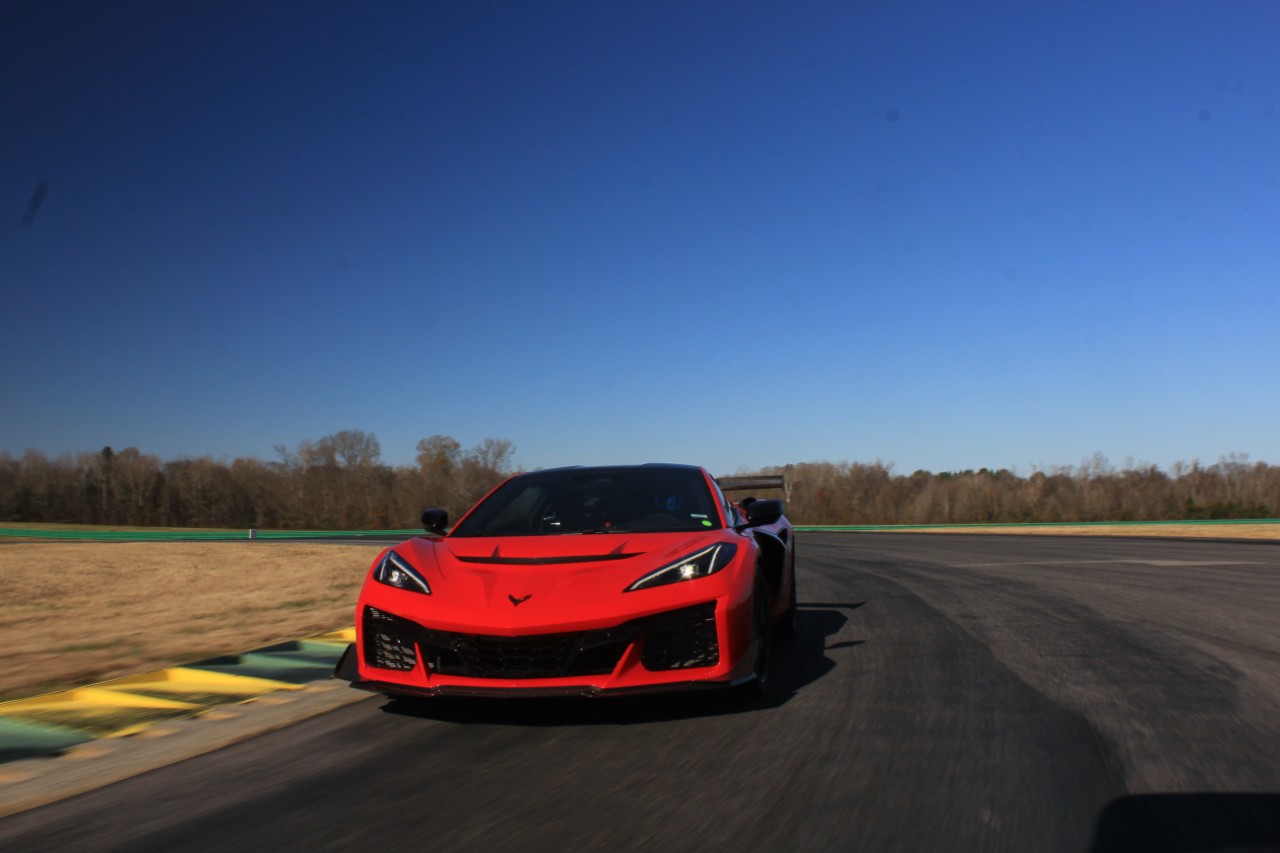 The Corvette ZR1 at Virginia International Raceway.