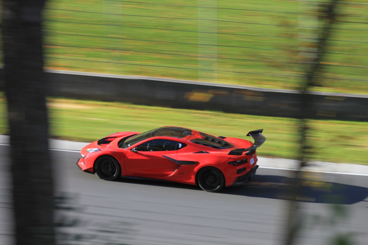 The Corvette ZR1 at Road America.