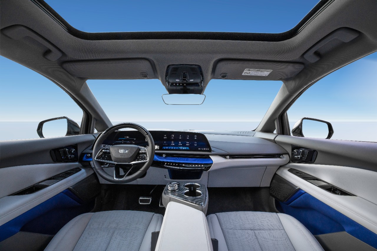 Cadillac OPTIQ turns recycled materials into a luxury interior