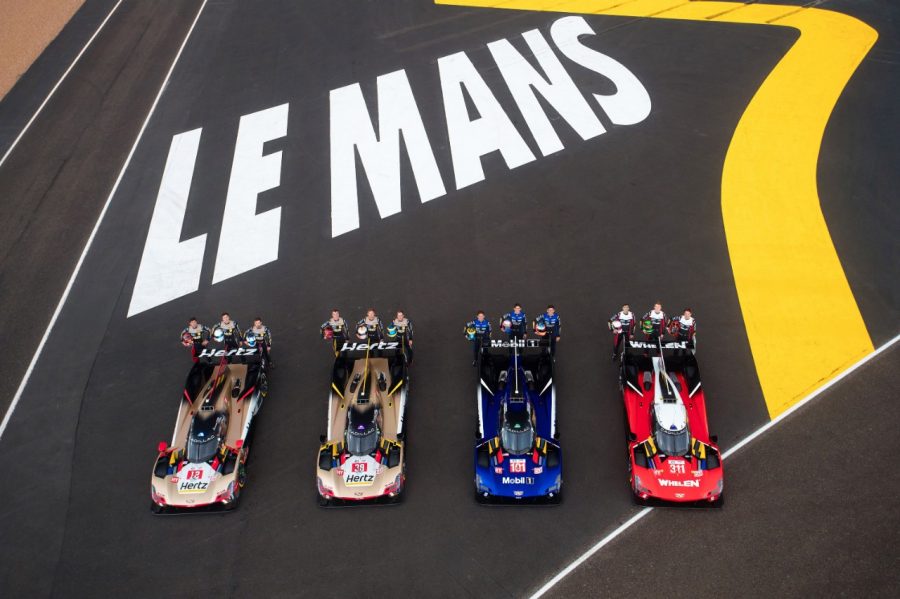 Four Cadillac V-Series.Rs at Le Mans