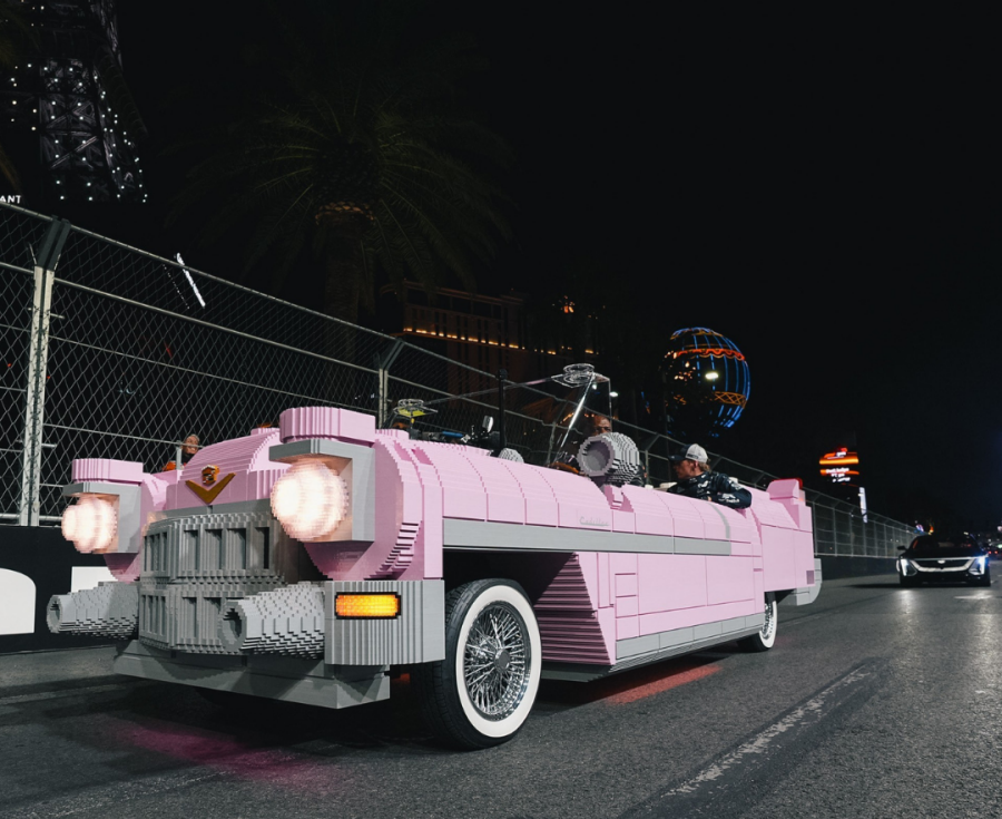  This LEGO® Cadillac stole the show at the 2025 Las Vegas Grand Prix