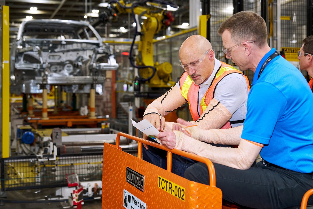 Sterling Anderson visits GM's Factory Zero, in Detroit