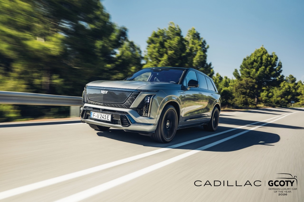 Cadillac VISTIQ wins 2026 German Car of the Year award for luxury vehicles
