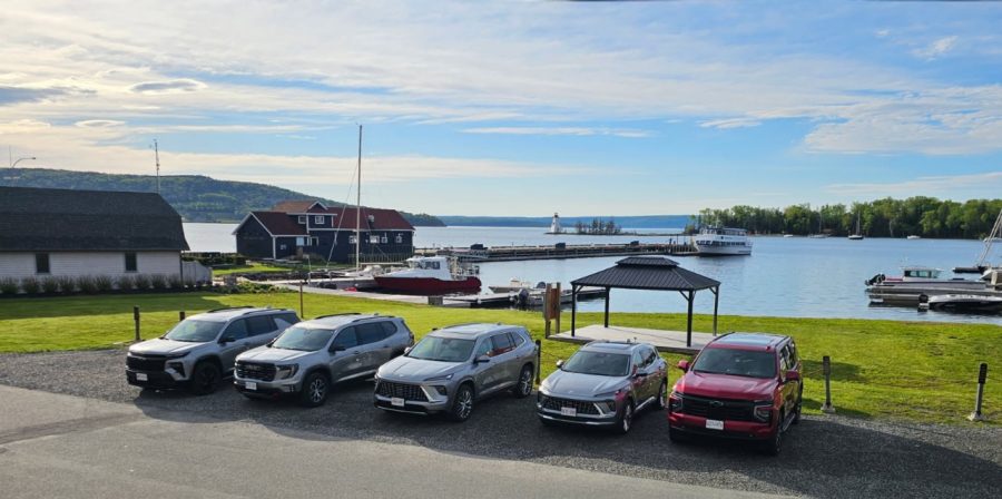 A scenic stop in Baddeck, Nova Scotia.