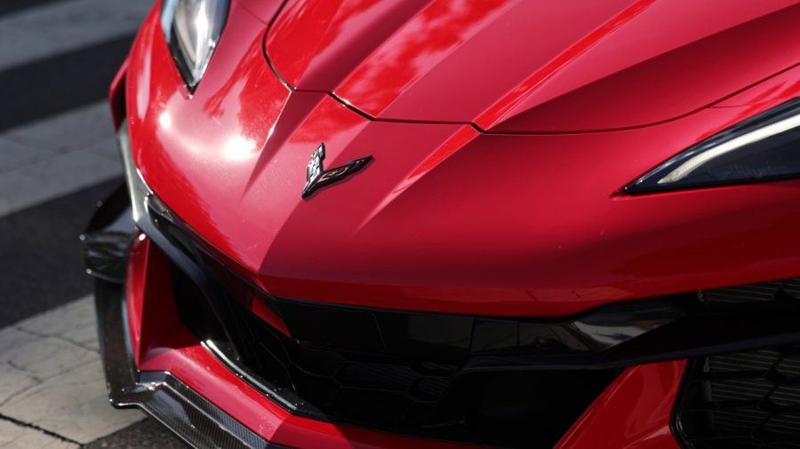 Corvette Z06 on Freedom 250 course
