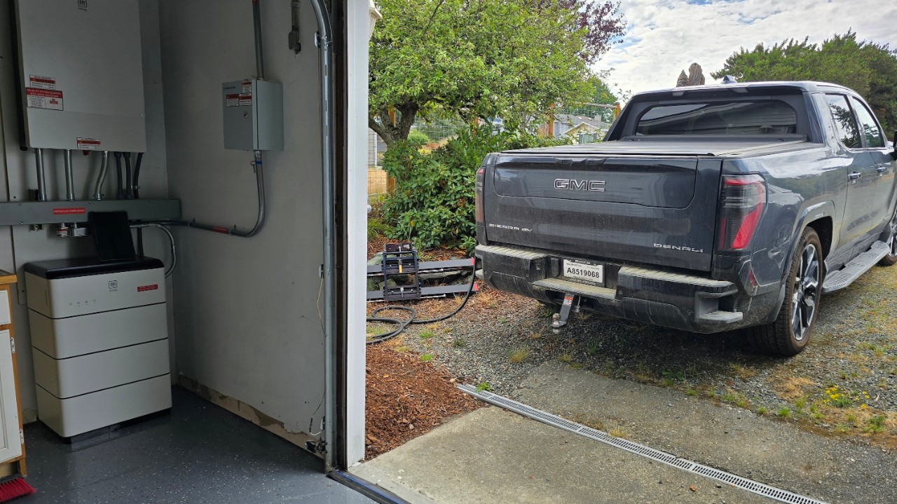 GMC Sierra EV and GM Energy Power Bank