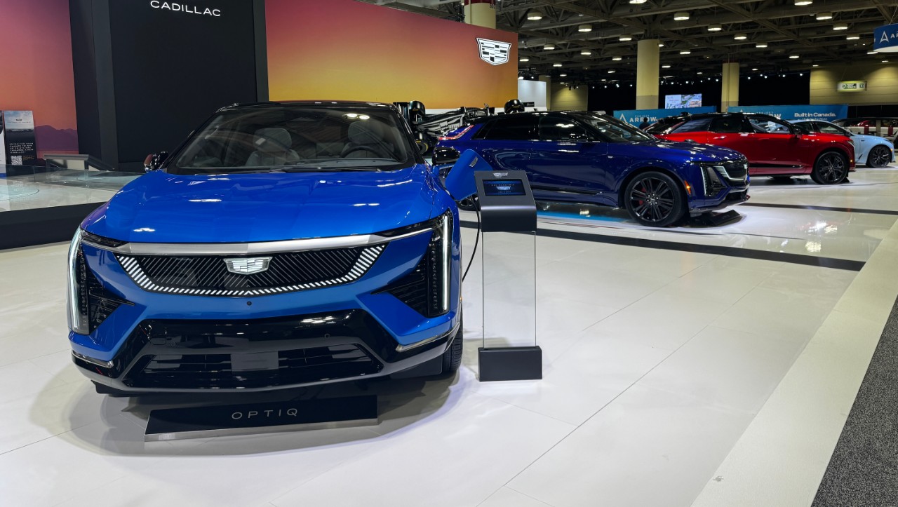 Cadillac EVs at Toronto Auto Show