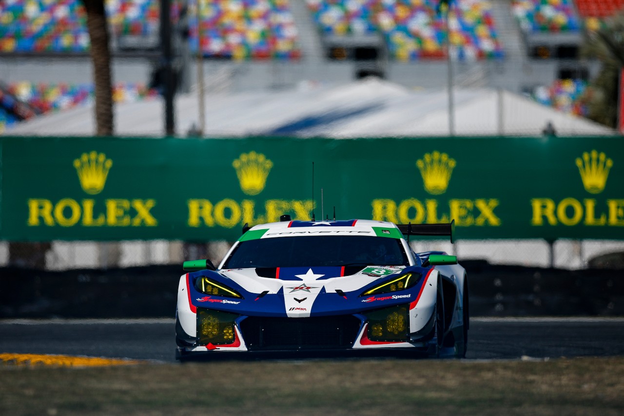 DragonSpeed No. 81 Corvette Z06 GT3.R at Daytona.