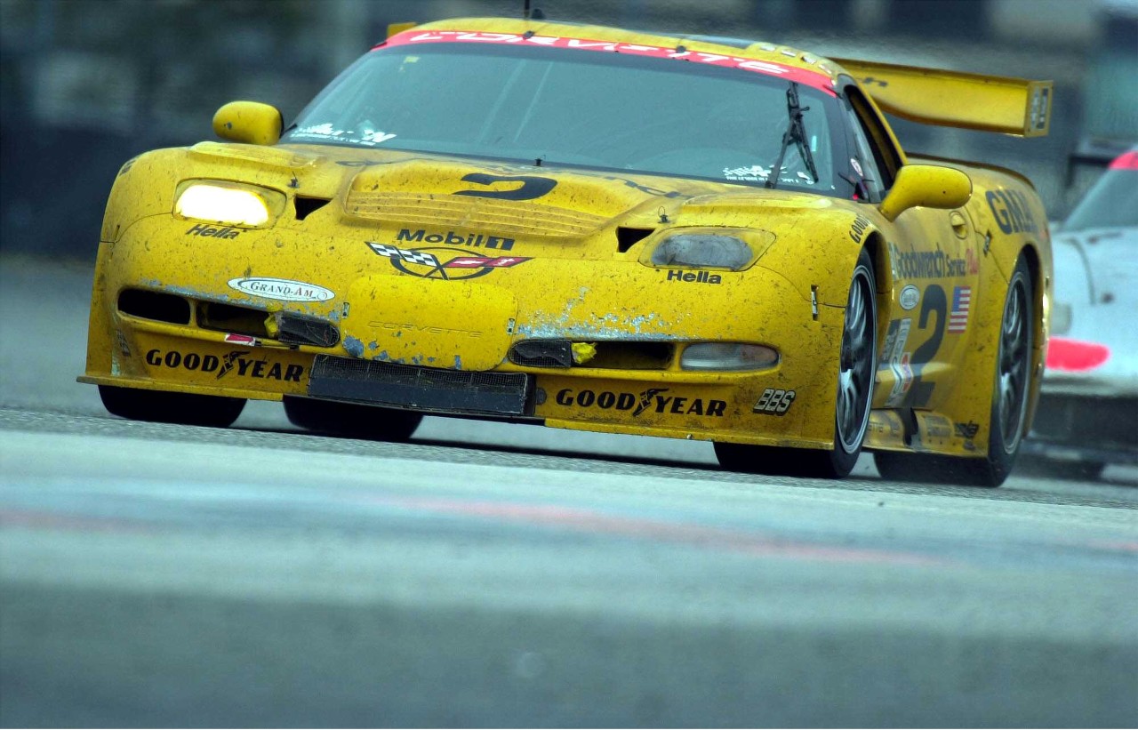 The No. 2 Corvette Racing C5-R at Daytona.