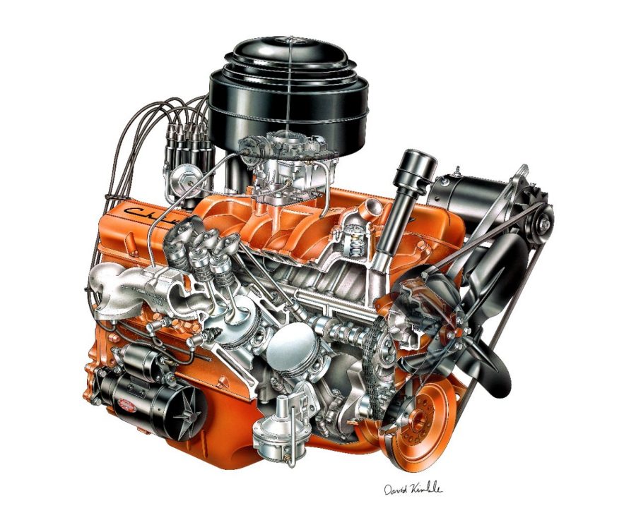 1955 Chevrolet 265-cubic-inch Small Block V8 Engine