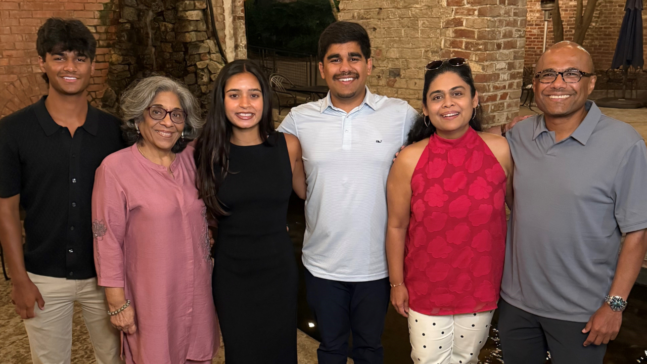 Back home in Richmond, Virginia, Vir spends some well-deserved quality time with his family