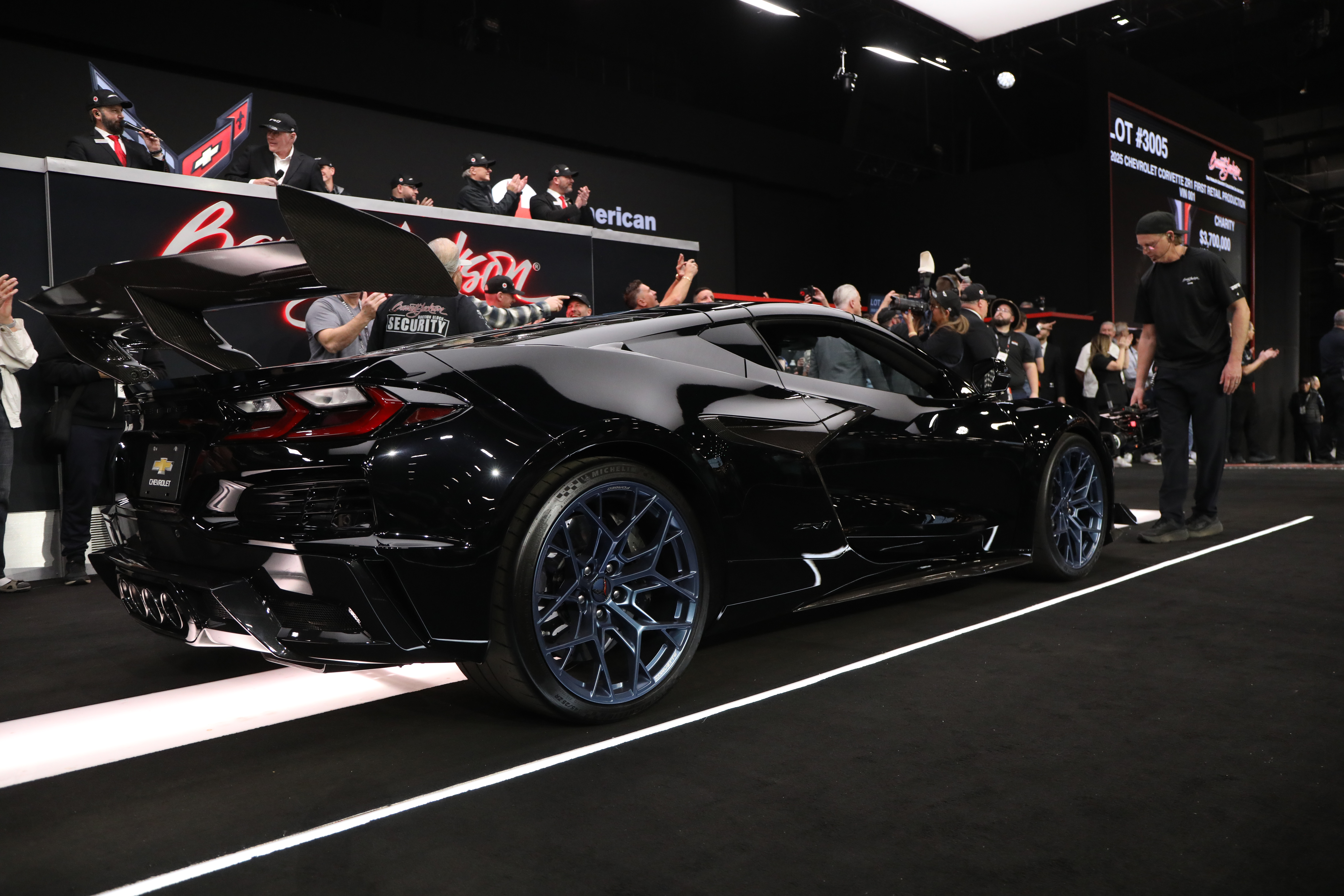 2025 Corvette ZR1 VIN 001 Raises $3.7 million for Red Cross at