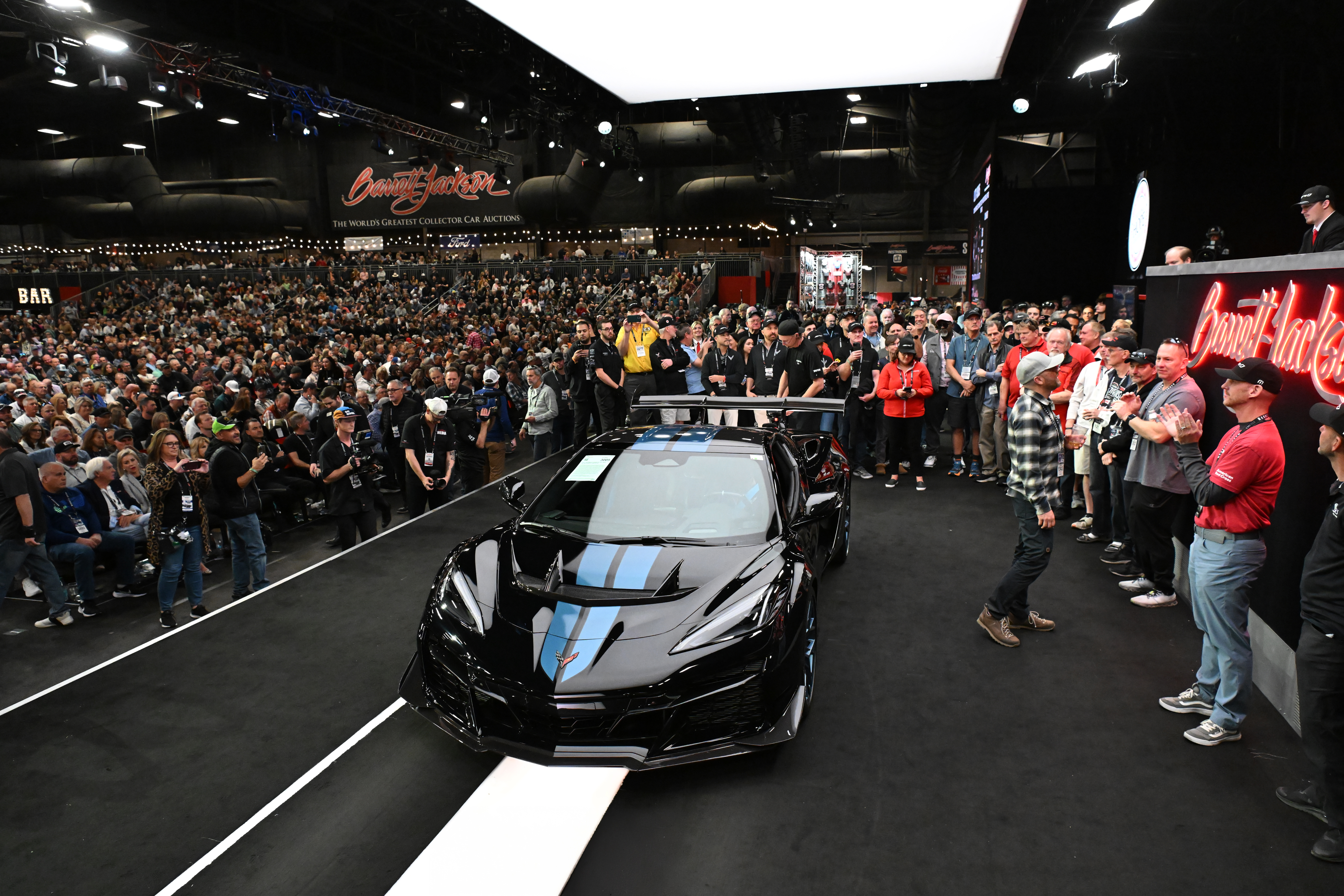 2025 Corvette ZR1 VIN 001 Raises $3.7 million for Red Cross at